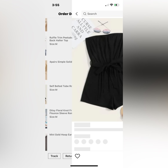 🛑SOLD🛑 Strapless Jumper w/ Tie Waist - Picture 1 of 1